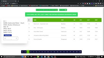 Reactjs Sorting Searching Filtering Pagination (Updated)
