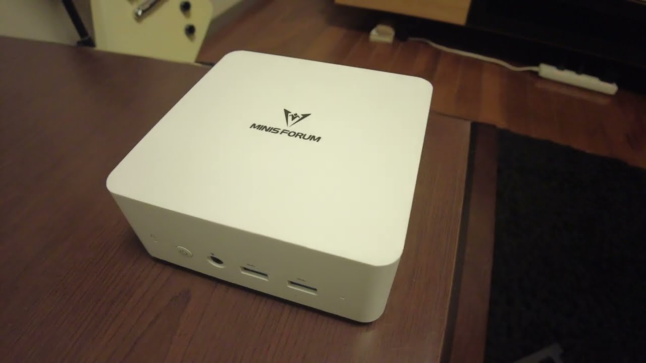 ミニPC開梱】超コンパクトさに感動 ミニスフォーラム MINISFORUM 