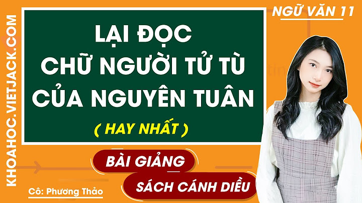 Bài giảng văn bản chữ người tử tù năm 2024