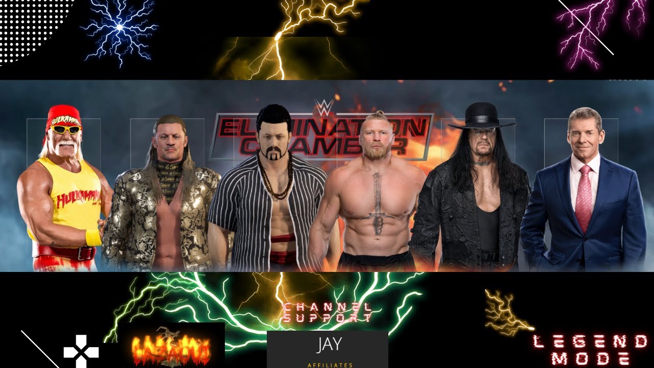 wwe 2k22 elimination chamber legend mode gameplay YouTube