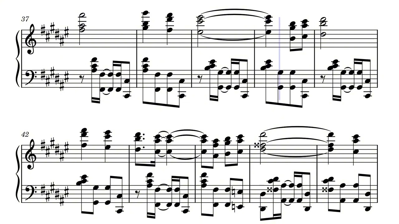 La Comparsa by Ernesto Lecuona for Piano.