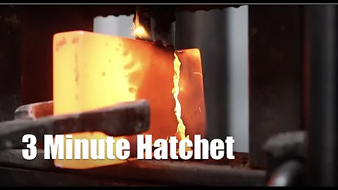 Bearded Hatchet In 3 Minutes Hand Forged American Made Blacksmithing And Forging Fire Creek Forge