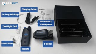 Q20 E-collar - What the box contains