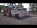 Fendt 939 tractor with a milling of gravel hill in July 2015