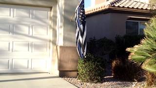 black white and blue flag  -- WTH What Is The Blue Black And White Flag