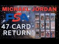 PSA ORDER REVEAL 📬  Michael Jordan Quarterly Special! 🏀 Unboxing 47 MJ cards -- GEM MINT 10's!! 🏆