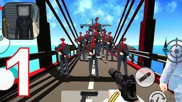 Tv Man vs Camera Man SKIBIDI Toilet- Gameplay Walkthrough Part 1 Android, iOS