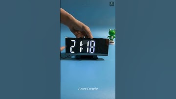 Laser digital clock | #shortvideo