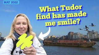 A Lost Tudor Artefact washes up on the Greenwich Foreshore - Mudlarking the River Thames (May 2022)