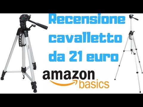 Cavalletto economico per fotografia Amazon Basics - recensione e confronto con Manfrotto 290 Light