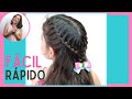 🦋PEINADO FÁCIL y RÁPIDO PARA NIÑAS - UN ACIERTO SEGURO - EN 5 MINUTOS - PASO a PASO - PEQUEINADOS