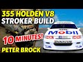 VP Brock Commodore Engine Build in 10 mins – 355 V8 Stroker is INSANE!