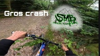 Crash au Salbert bikepark ( Rien de grave)