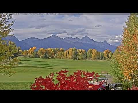 SeeJH.ai: Jackson Hole Golf & Tennis Timelapse - September 27, 2026