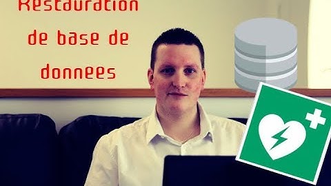 Tuto [Fr] Restauration de base de données - par Processus