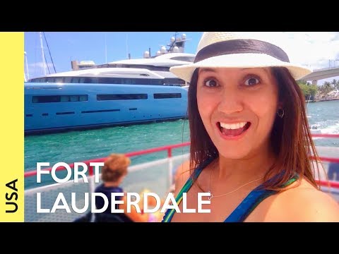 Fort Lauderdale, Florida | Plaj ve Tekne Turu (2018 vlog)