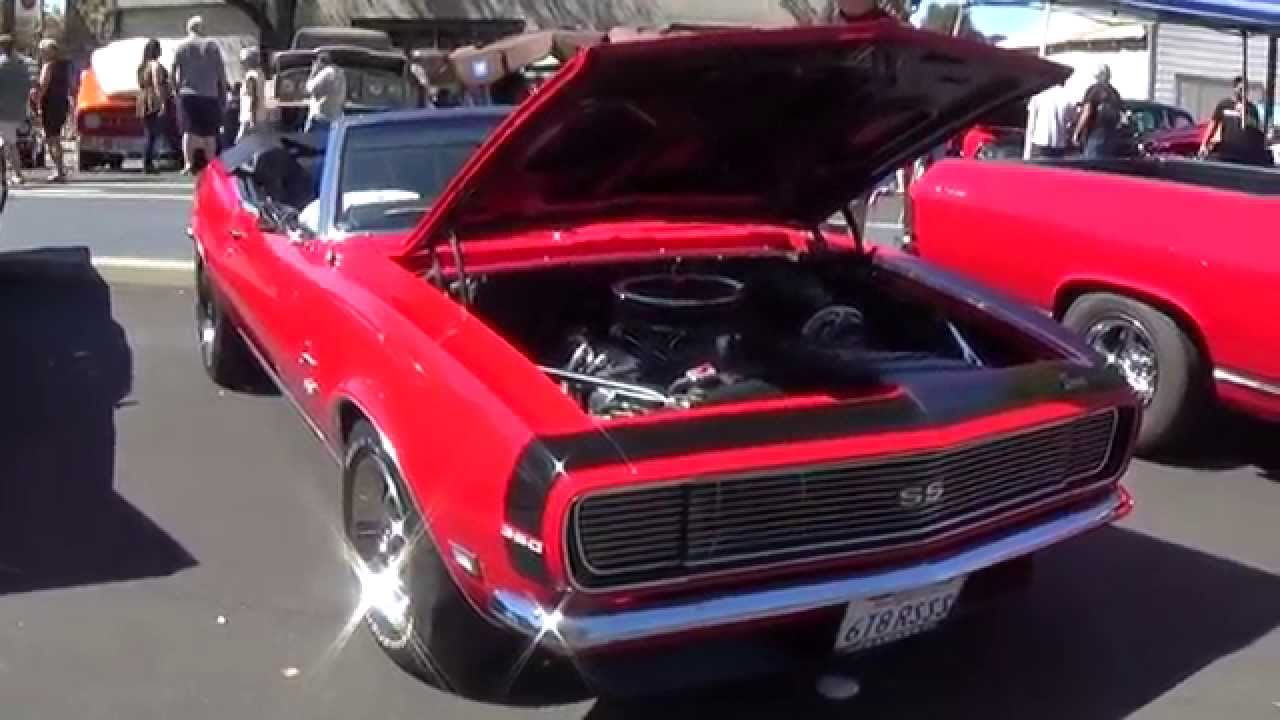 1968 68 SS CAMARO CONVERTIBLE WITH HIDE-AWAY HEADLIGHTS - YouTube