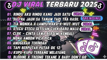 DJ TIKTOK TERBARU 2025-🎵DJ RINDU AKU RINDU KAMU JADI SATU🎵DJ JAUH SA TANAM HATI TAPI TRA HASIL