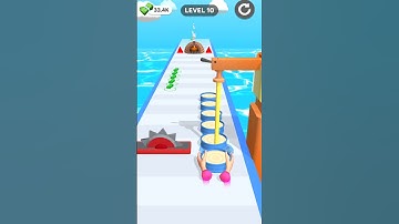 Bakery stack Level-10 Gameplay| White forest cake making,| #bakerystack #shorts