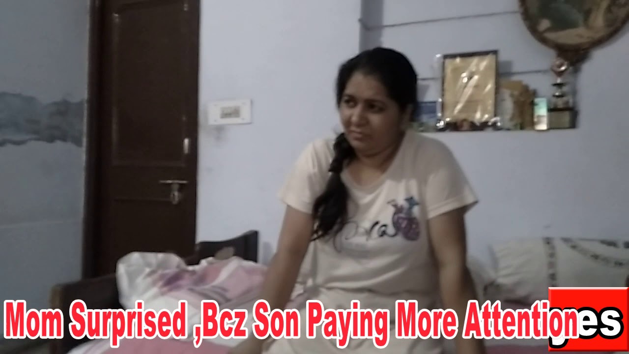 Why Mom Surprise With Son Mischief Son Vs Mom A Short Film At Home  photo pic