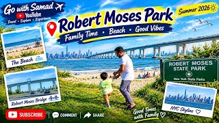 🇺🇸 NY Beach Adventure 🌊 | Robert Moses State Park, Suffolk County | Worth the Trip! #Gowithsamad