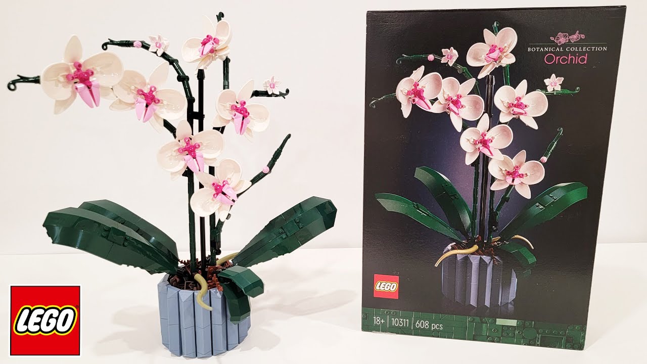 I completed my Lego orchid today! I'm so excited! : r/orchids