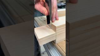 Shaving The Last Little Bit Out Of The Corner With A Chisel #Woodworking #Tools #Carpentry