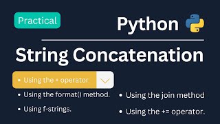25. Python String Concatenation Practical Net Worth