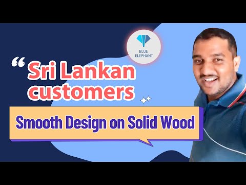 Sri Lanka Customers Praise the ELE1325ATC-R CNC Router Machine's Processing Quality on Hard Wood