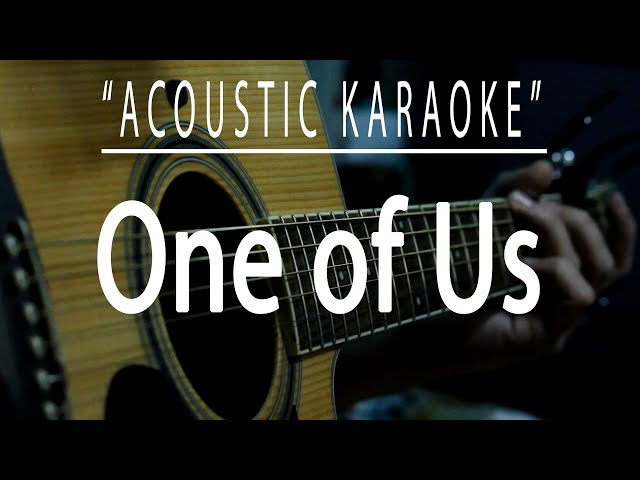 One of us - Joan Osborne (Acoustic karaoke) class=