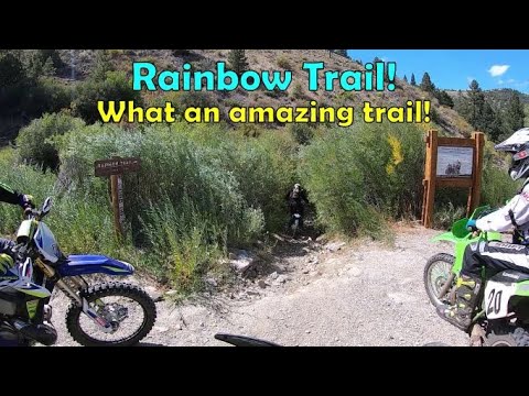 Rainbow Trail Salida Colorado on Dirt Bikes and Mountain Bikes!
