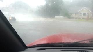 Flash flooding Hartwell ga. Sept 3 2014