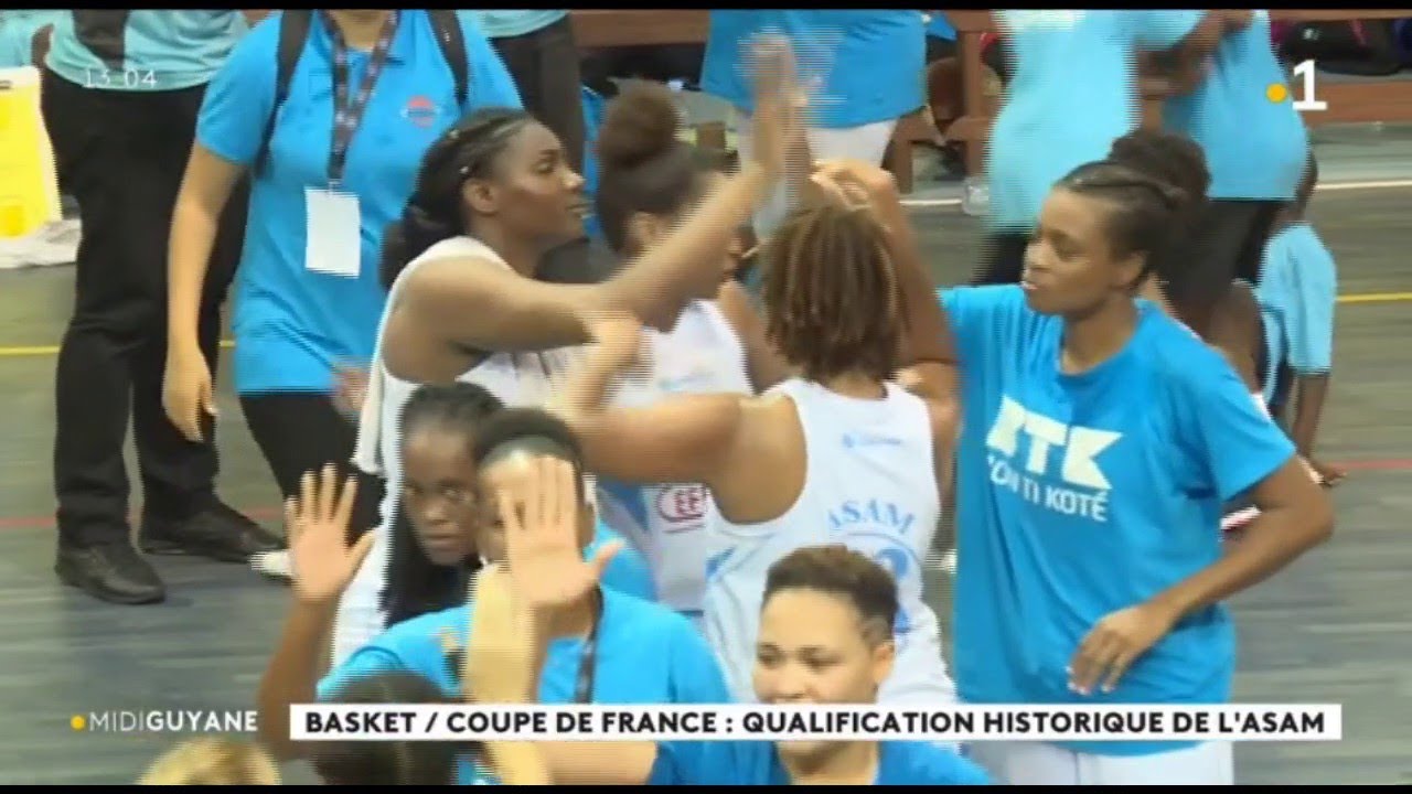 Basket / coupe de France qualification historique de l'ASAM YouTube