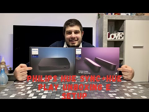 Unboxing & Setup Philips Hue: Sync box + Hue play