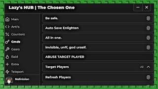 [ROBLOX] *OP* Lazy's Hub Chosen One Script |Pastebin|