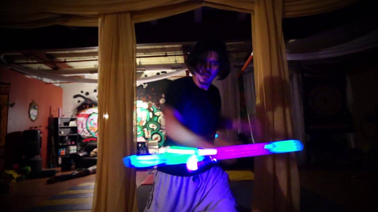 Flowchucks Glow Nunchaku / Nunchuck Demo YouTube