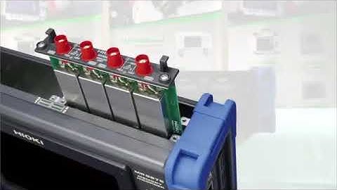 8 Channel Memory Recorder with CAN Bus Input - MEMORY HiCORDER MR8875 | HIOKI