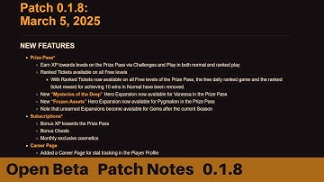 Open Beta The Bazaar | Patch 0.1.8 review  | Extended review