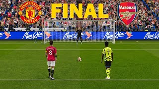 Manchester United vs Arsenal - Premier League 23/24 | Penalty Shootout | Gameplay PC