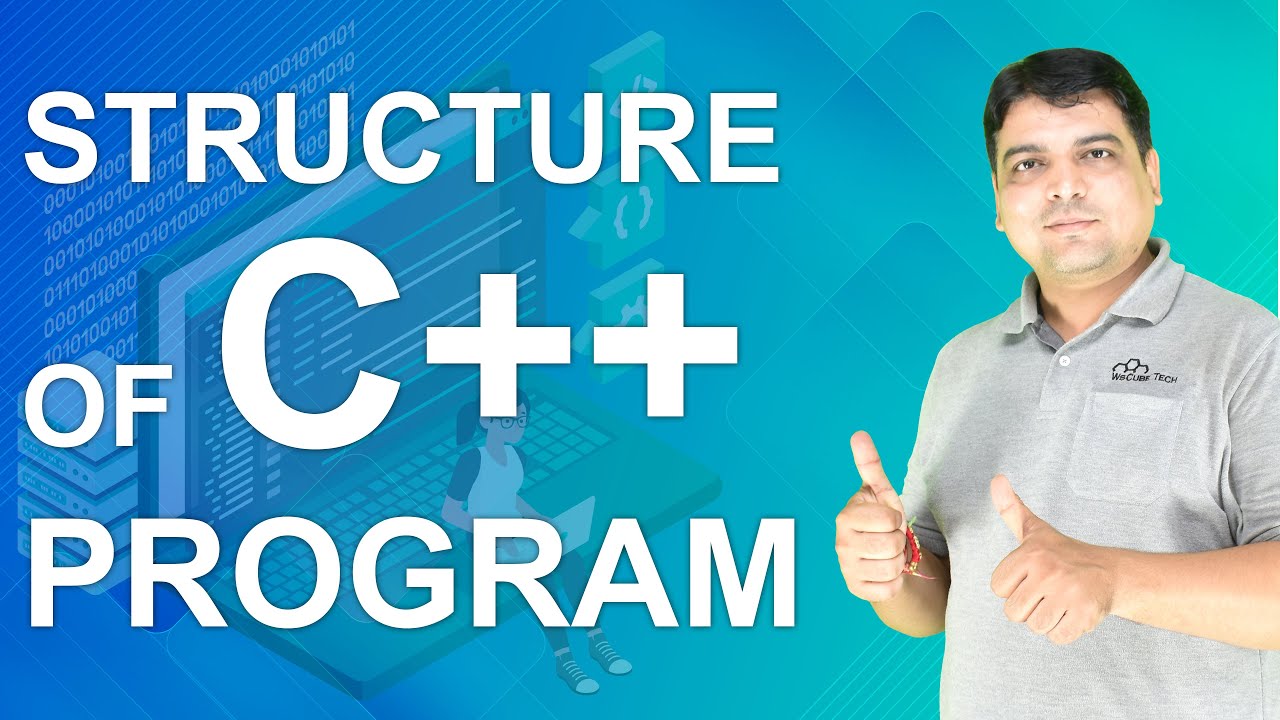 Structure of C++ program | C++ Tutorial for Beginners - YouTube