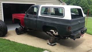 Throwback Thursday - Buying and building the big block 1 ton blazer in the backyard 5/15/17