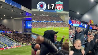 Liverpool Fans Go Completely Crazy At Ibrox Stadium As They Beat Rangers 7-1