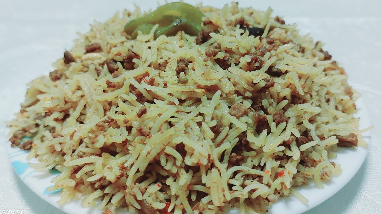 Keema Pulao Recipe Beef Keema Pulao Best Recipe Keema Pulao Banane