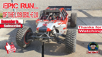 Losi DBXL-E 2.0 epic bash session. The ultimate RC.