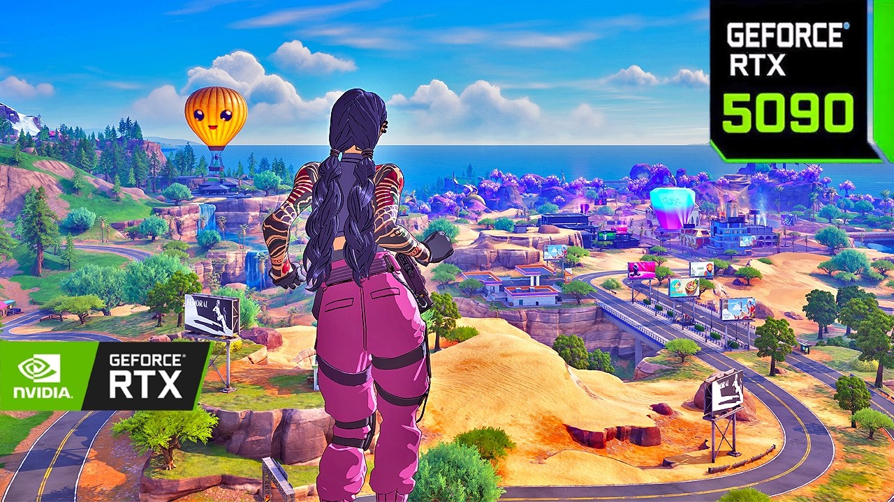 Fortnite 4K Max Graphics Zero Build Gameplay | Megumi Skin