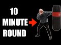 Work harder and smarter  10 minute boxing bag workout