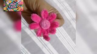 Daisy Flower Made with Pipe Cleaners 🌼✨ – DIY Art 