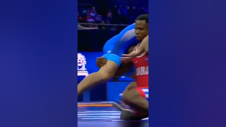 Wrestling / Lucha OLÍMPICA; aplicando llave o técnica "bombero"; que elegancia la de CUBA!