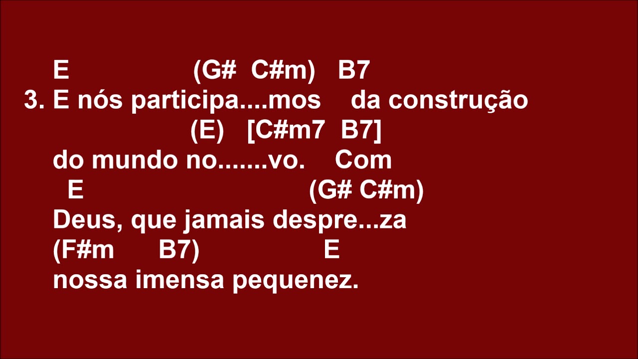 [OFERTÓRIO] BENDITO SEJA DEUS PAI