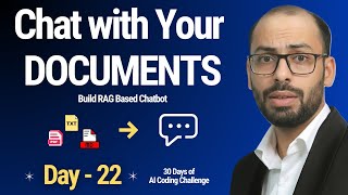 Build ChatGPT for Your Documents | RAG based Chatbot 🔥| Day 22 (Streamlit & Snowflake)